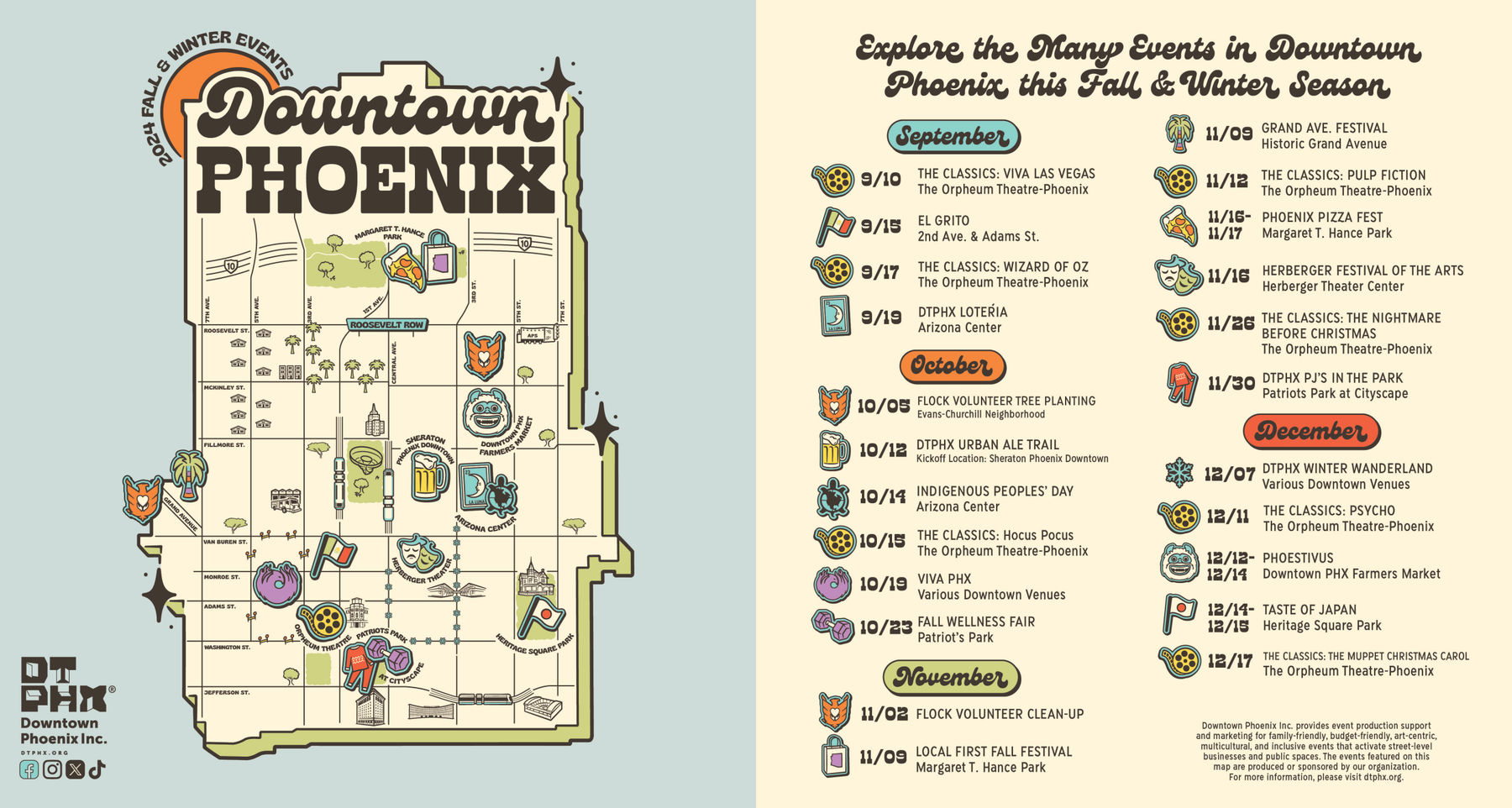DTPHX 2024 Fall And Winter Events Downtown Phoenix