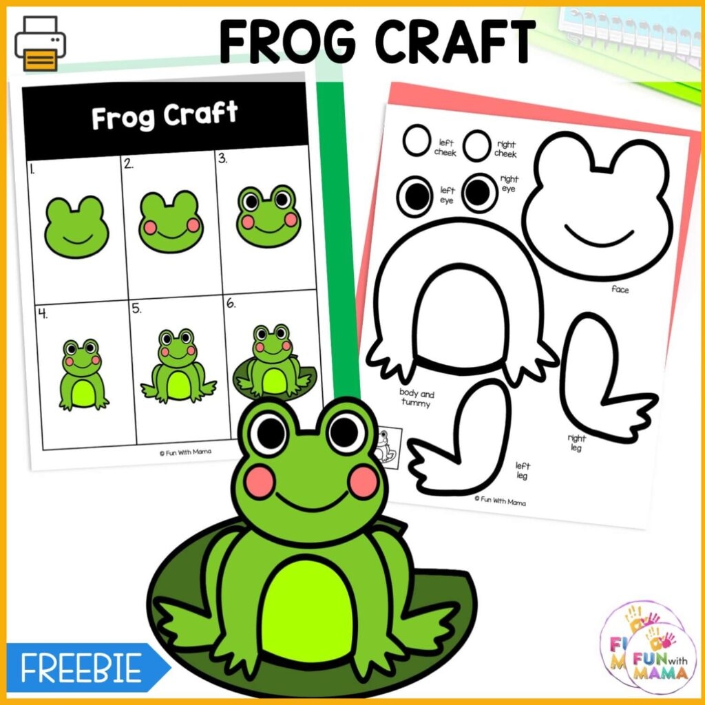 Printable Frog Pond Template Free