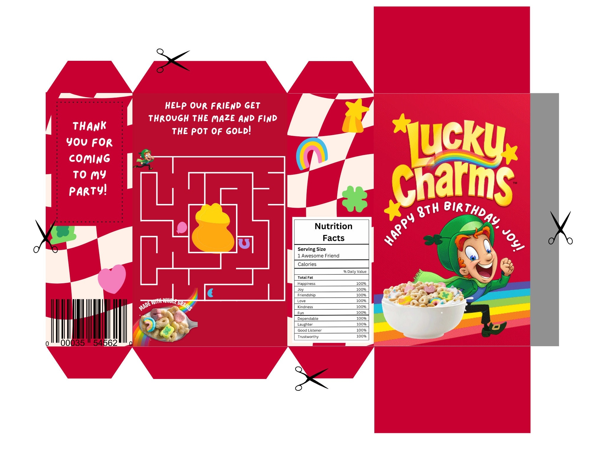 Free Printable Lucky Charms Template