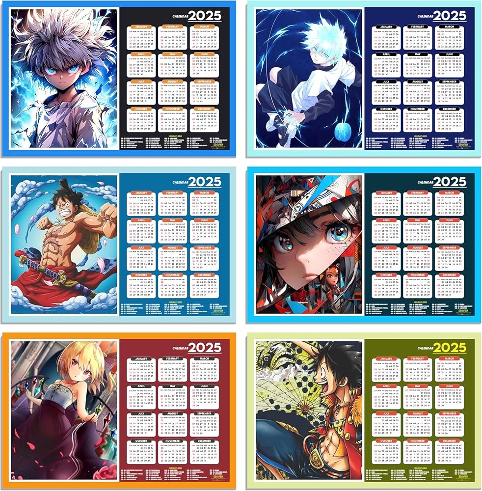 ESCAPER Anime Wall Calendar 2025 Hanging 45 X 30 Cm Anime Wall Calendar 2025 One Piece Anime Wall Calendar 2025 Anime Gifts Anime Wall D cor ESCAPER Anime Wall Calendar 2025 Hanging 45 X 30 Cm Anime Wall Calendar 2025 One Piece Anime Wall Calendar 2025 Anime Gifts Anime Wall D cor