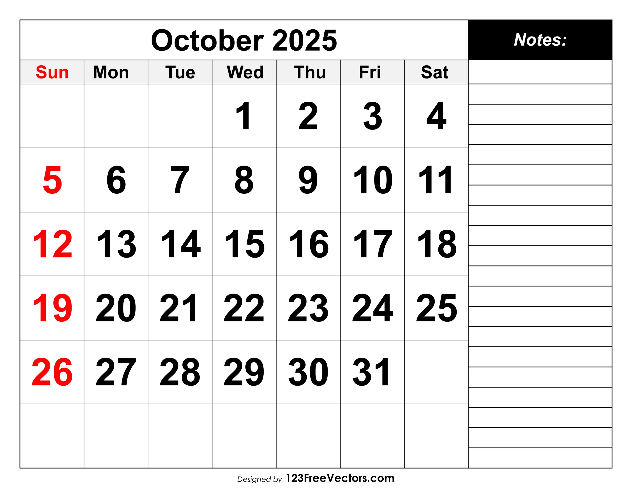 October 2025 Calendar Diwali