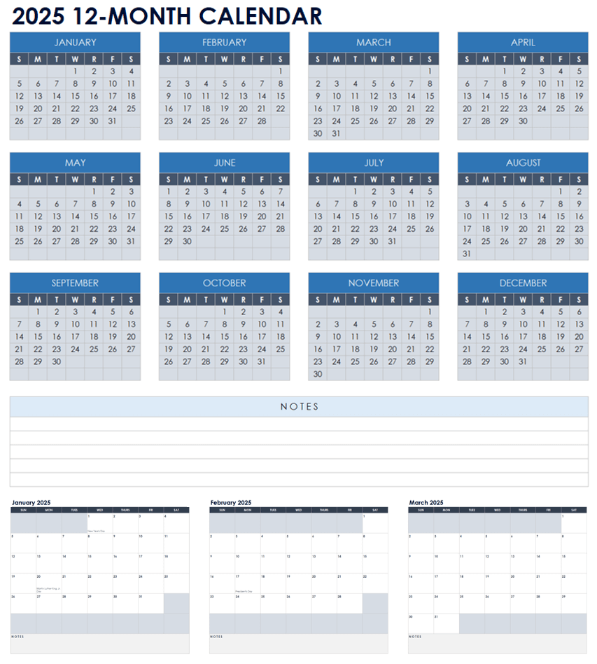 August 2025 Calendar Template Excel