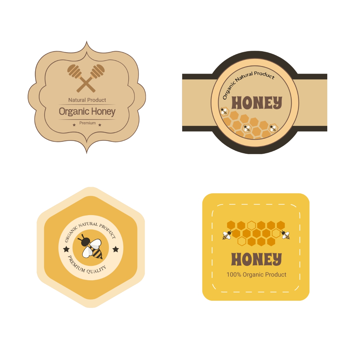 Free Printable Honey Label Template