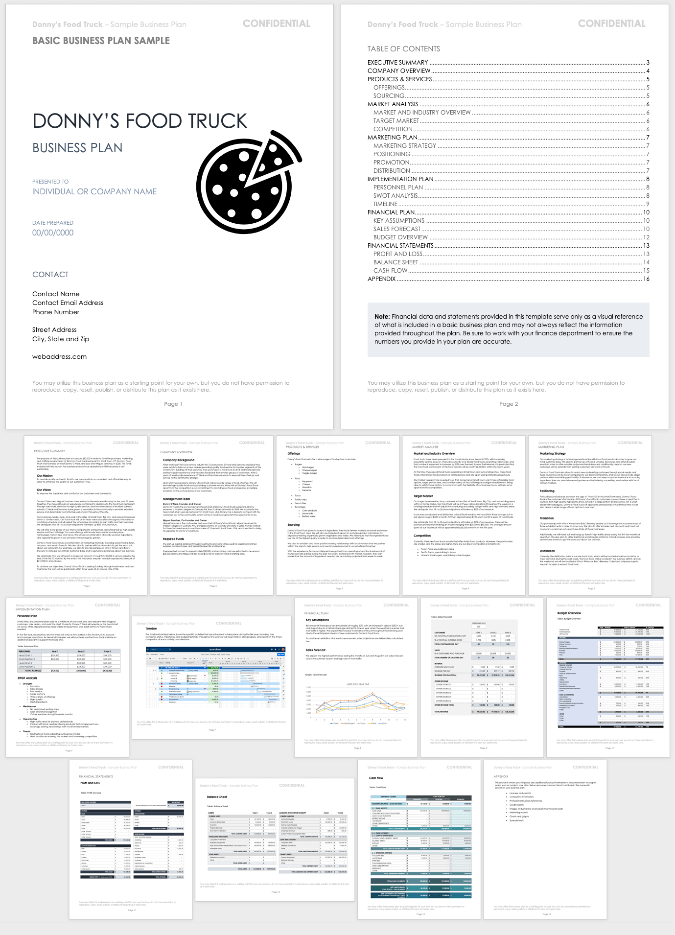 Free Simple Business Plan Templates Smartsheet Free Simple Business Plan Templates Smartsheet