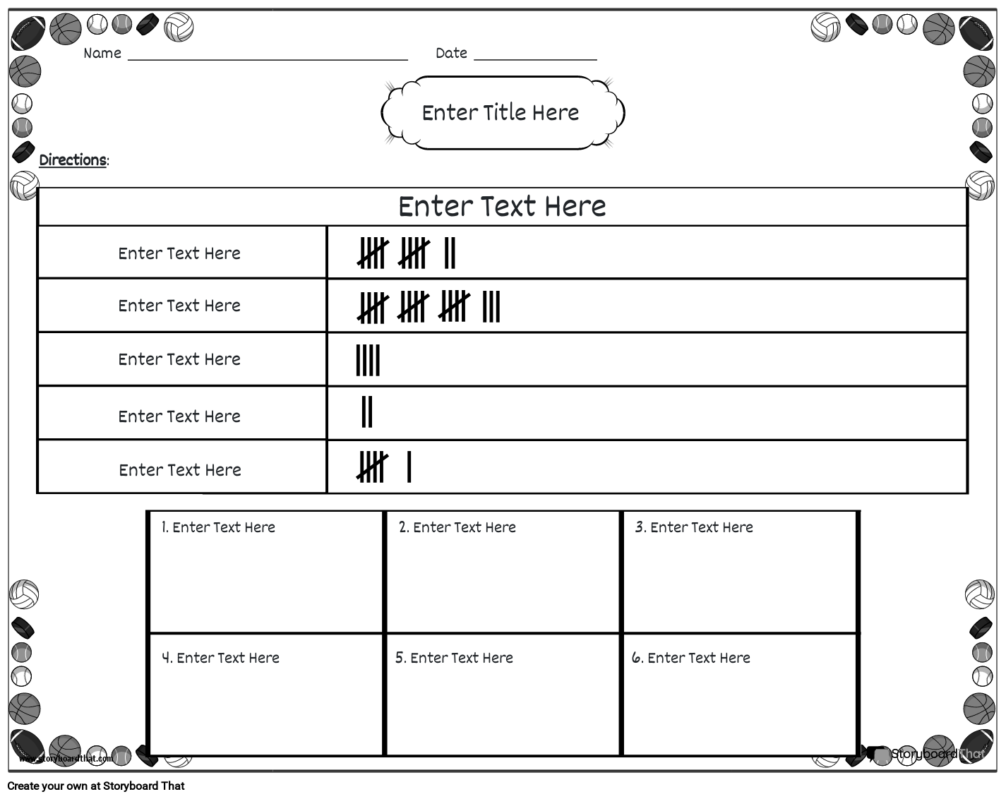 Free Printable Blank Tally Chart Template Free Printable Blank Tally Chart Template