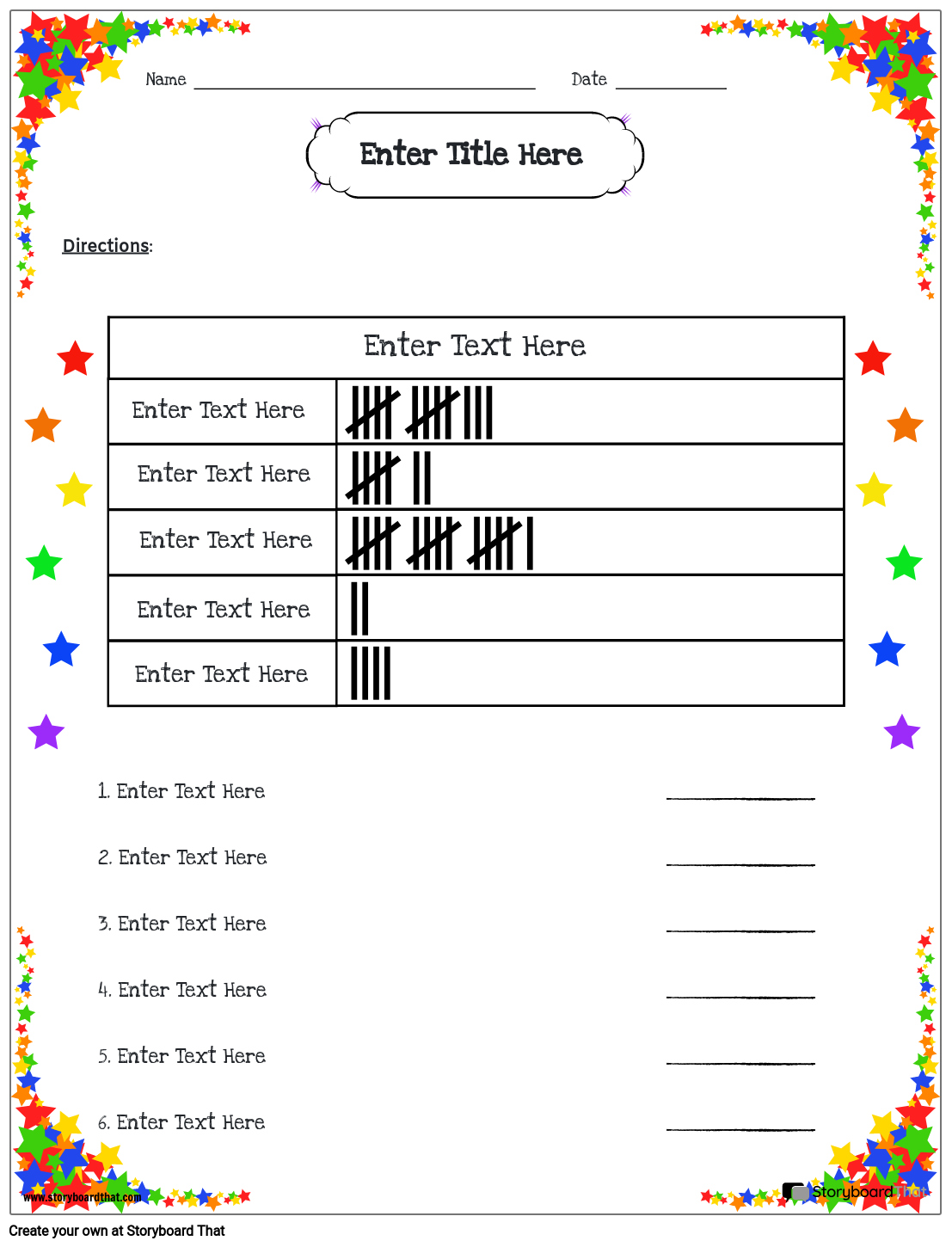 Free Tally Chart Templates Online Tally Chart Maker Free Tally Chart Templates Online Tally Chart Maker