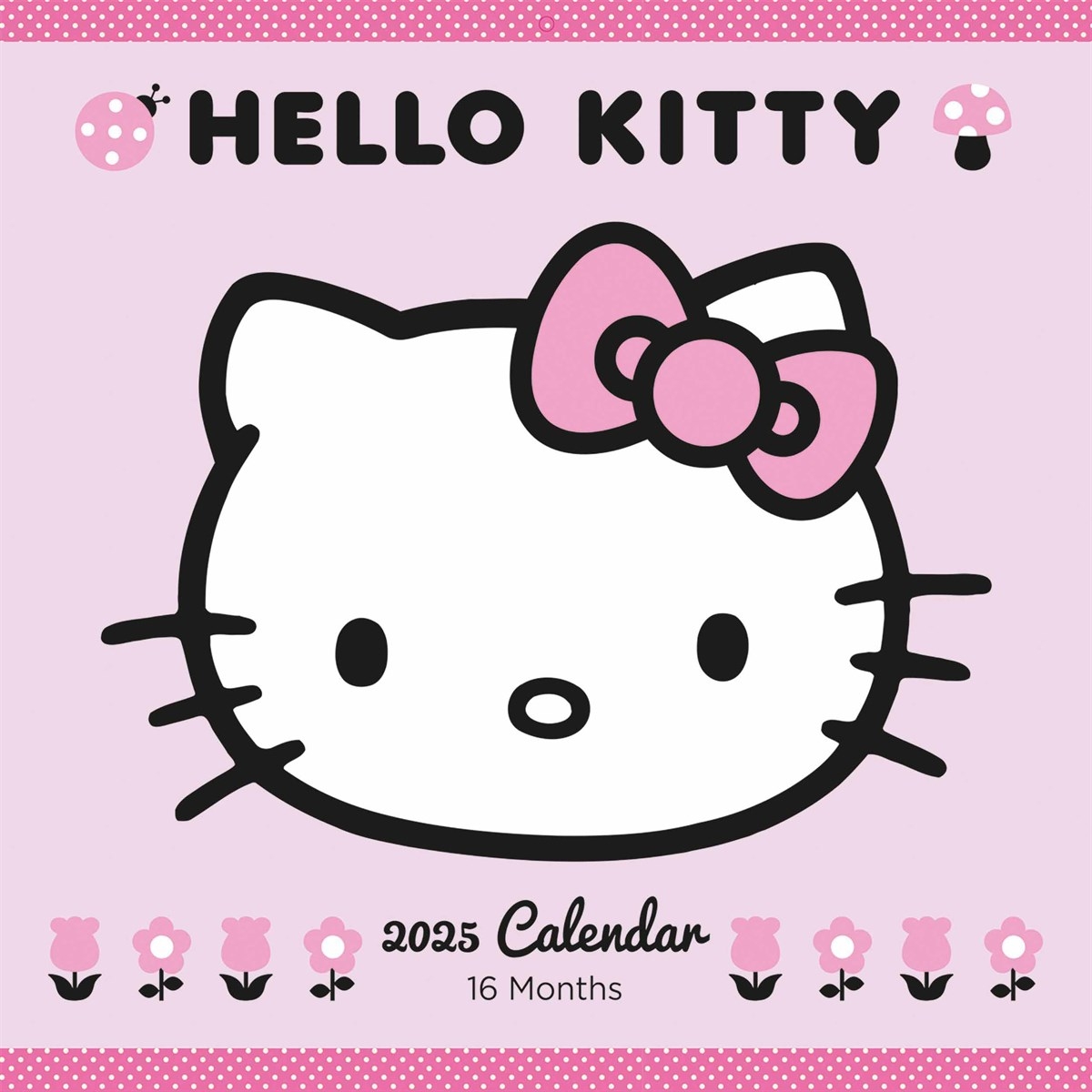 August 2025 Sanrio Calendar Background