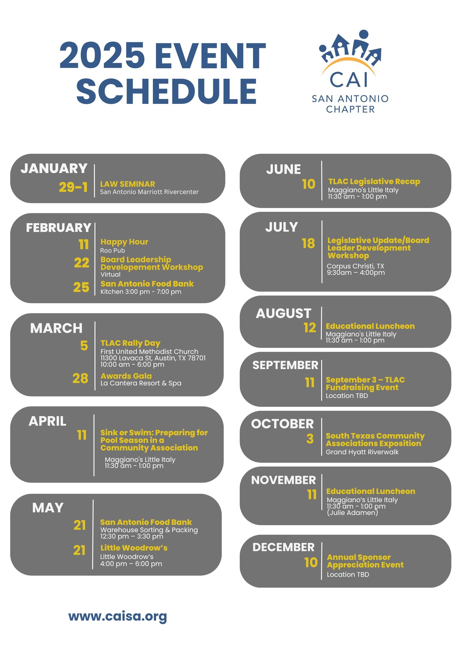 Home Community Associations Institute San Antonio Chapter