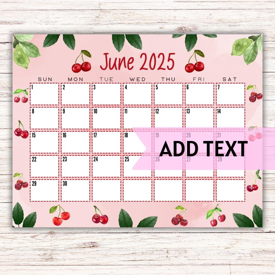 June 2025 Calendar Free