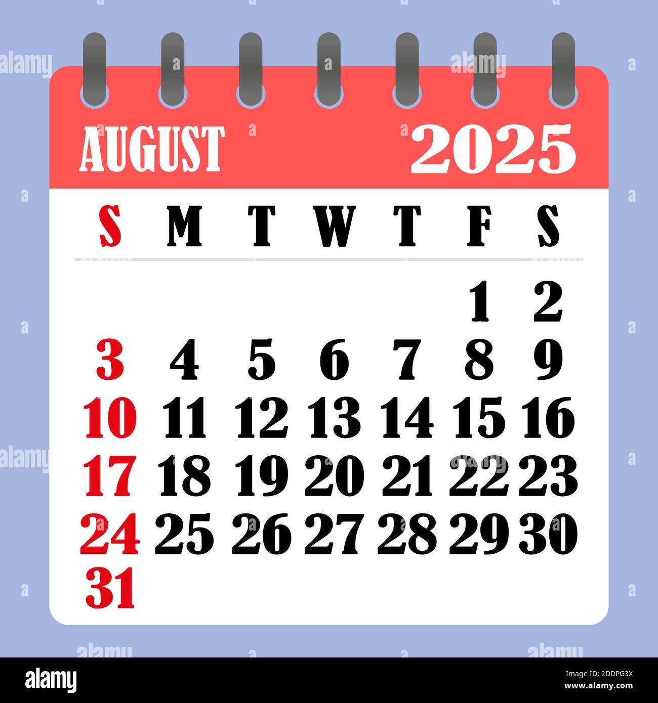 Letter Calendar For August 2025 The Week Begins On Sunday Time Letter Calendar For August 2025 The Week Begins On Sunday Time