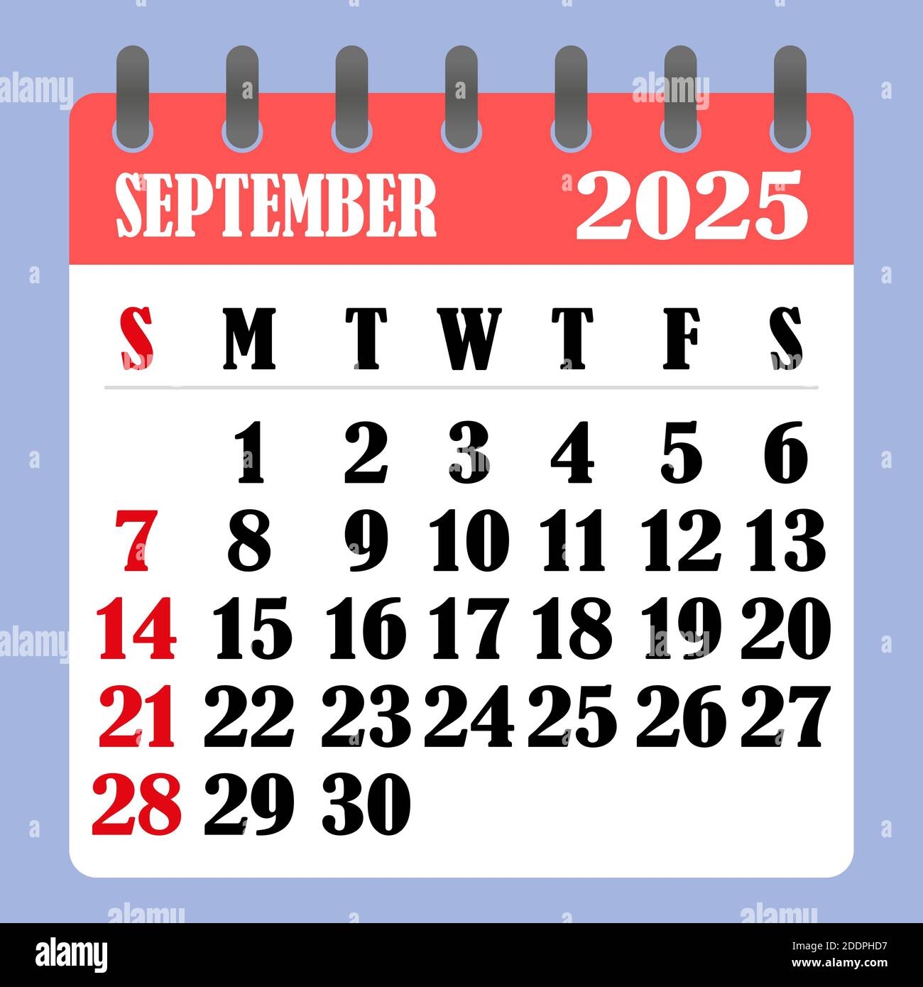 September Calendar 2025 Images