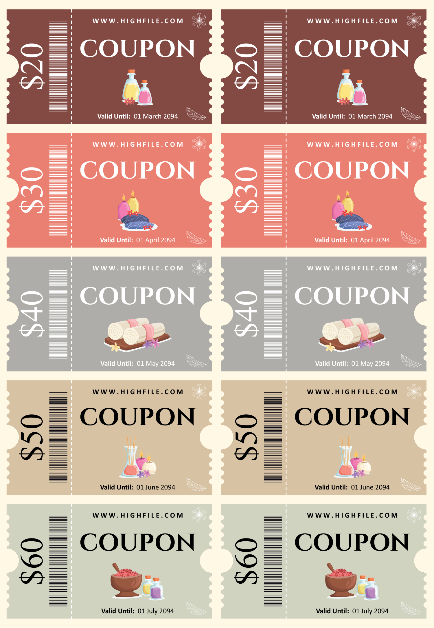 Free Coupon Template Printable