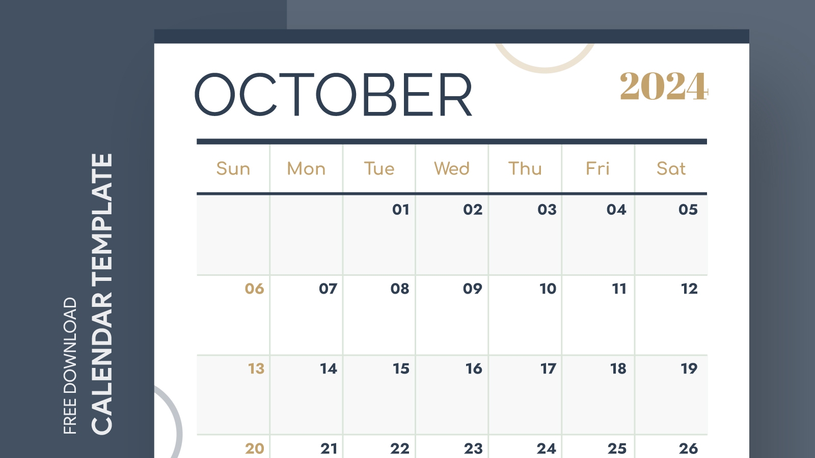 October 2025 Calendar Google Doc