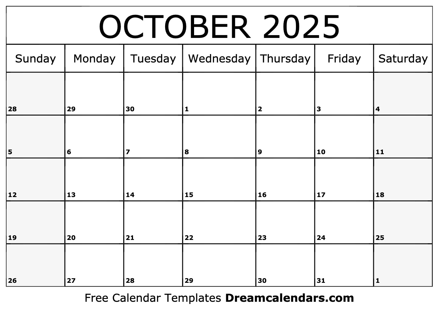 October 11th 2025 Calendar