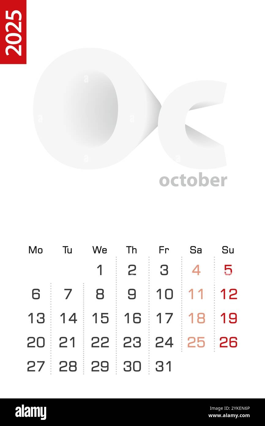 October 2025 Calendar In Spanish