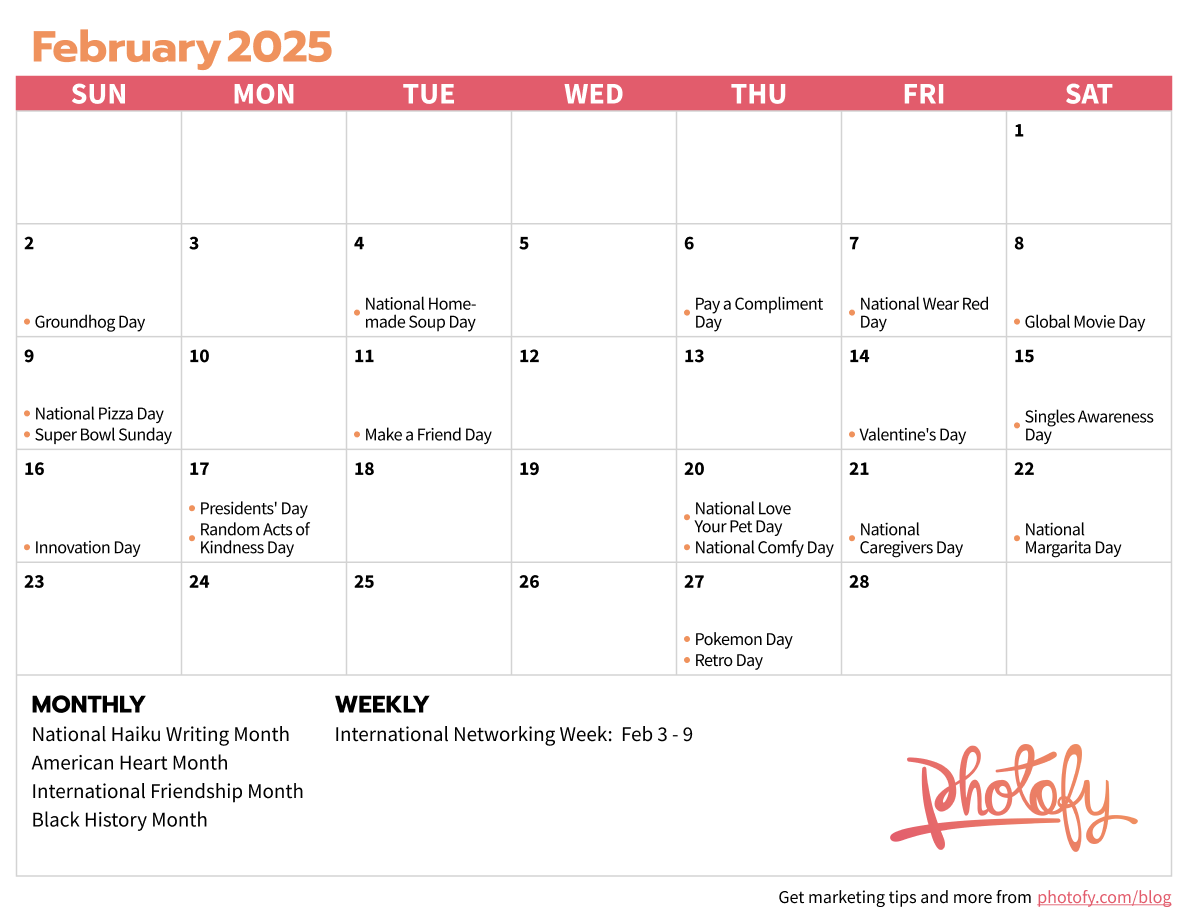 Social Media Calendar December 2025