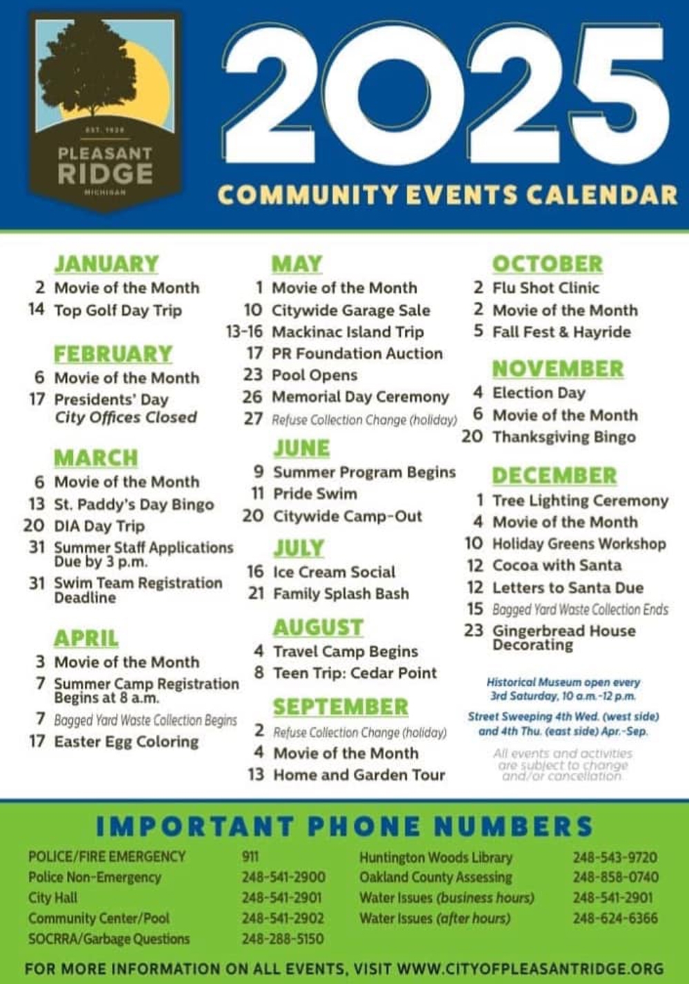 Pleasant Ridge 2025 Events Oakland County Times Pleasant Ridge 2025 Events Oakland County Times