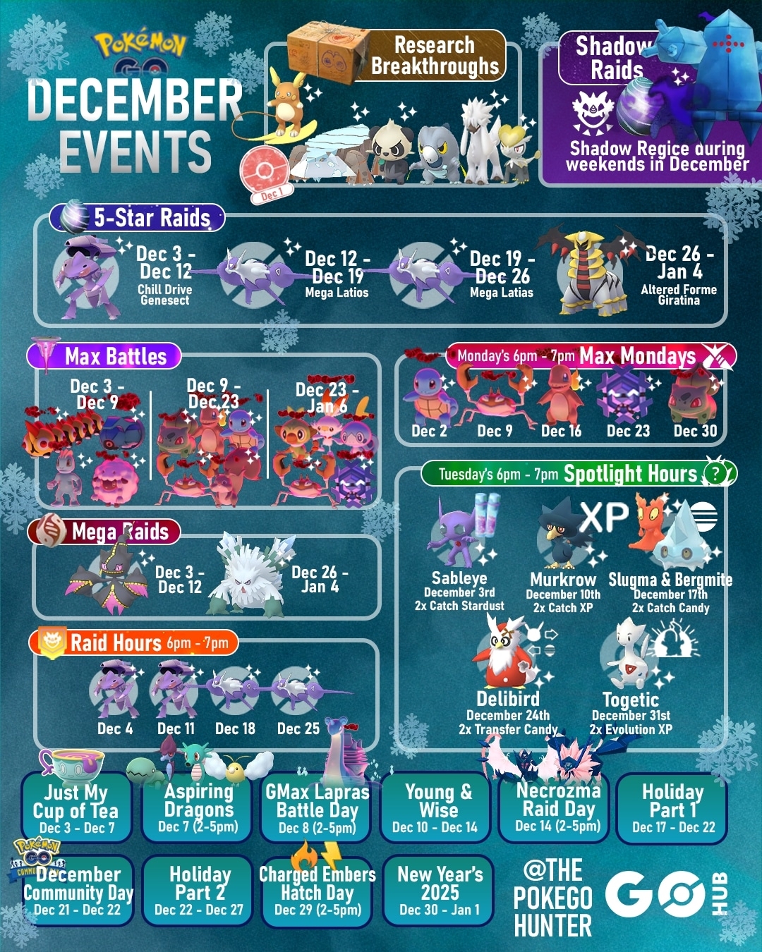Pok mon GO December 2024 Events Pok mon GO Hub