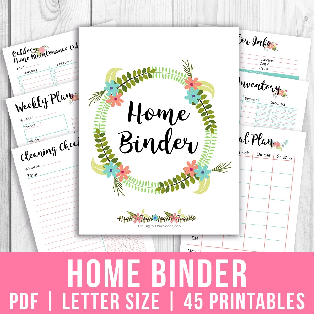 Free Printables For Family Binder