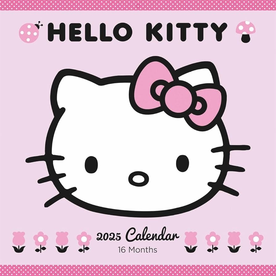 Pyramid International Hello Kitty Calendar 2025 Adorable Kitty Art Premium Collector s Edition 16 Month Planner Gift For Hello Kitty Fan Amazon sg Office Products
