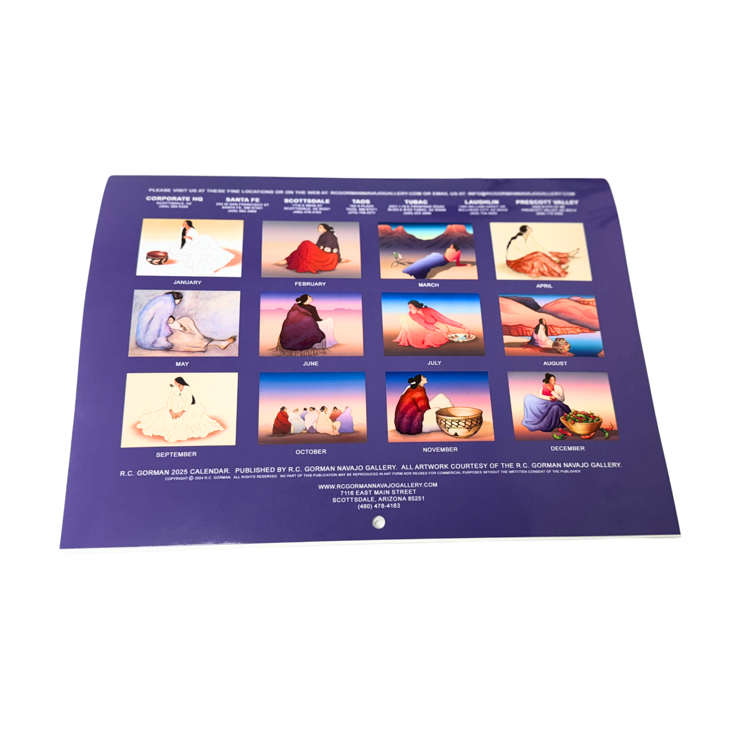 R C Gorman 2025 Calendar R C Gorman 2025 Calendar