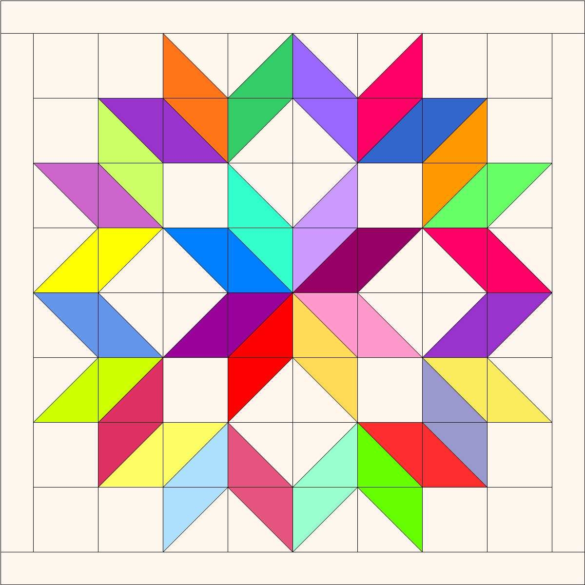 Red Letter Quilts Scrappy Carpenter s Wheel Quilt Block Tutorial