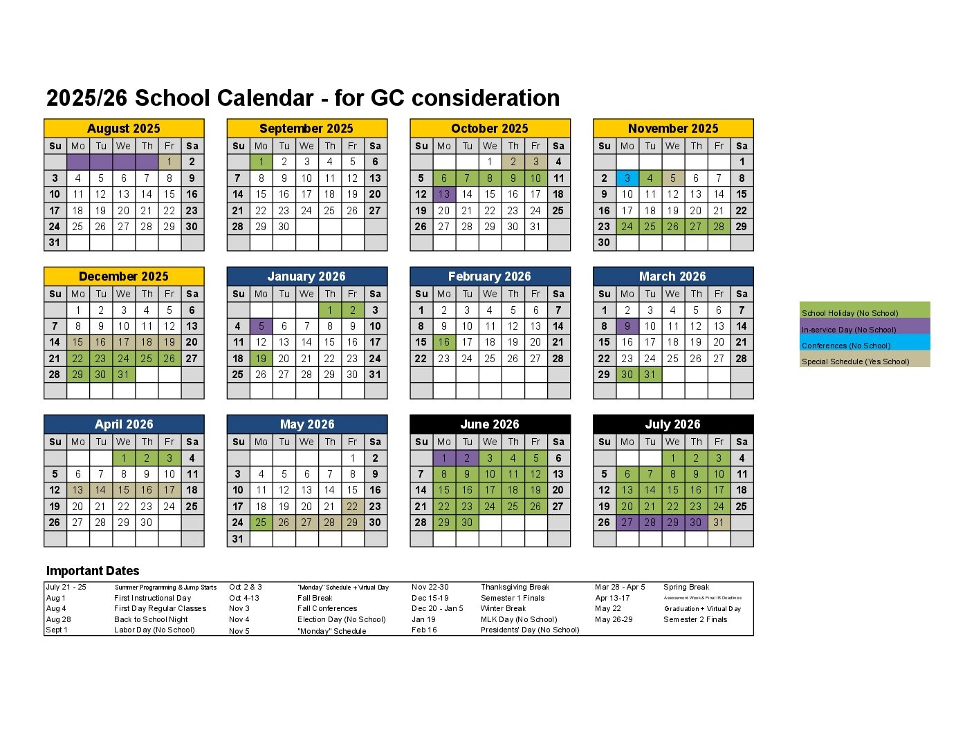 School Calendar Cottonwood Classical Preparatory School School Calendar Cottonwood Classical Preparatory School