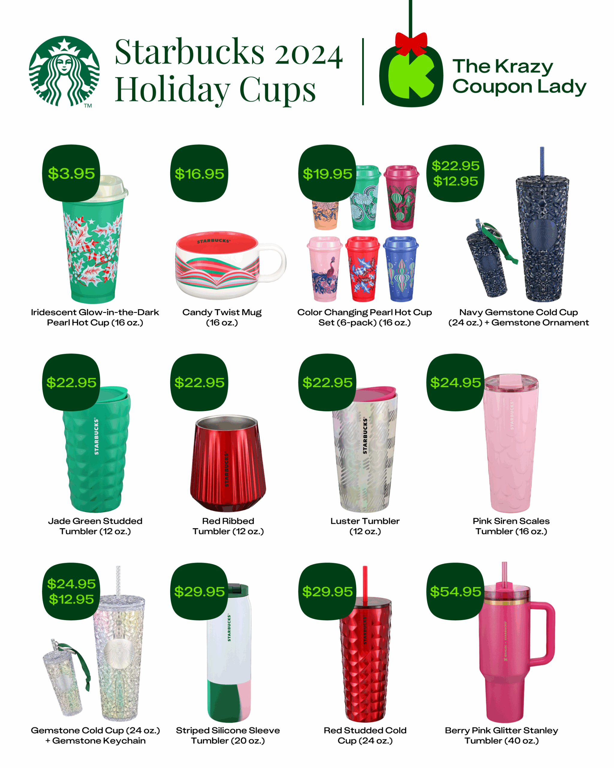 Starbucks Holiday Cups Arrive On Nov 7 See Prices And 