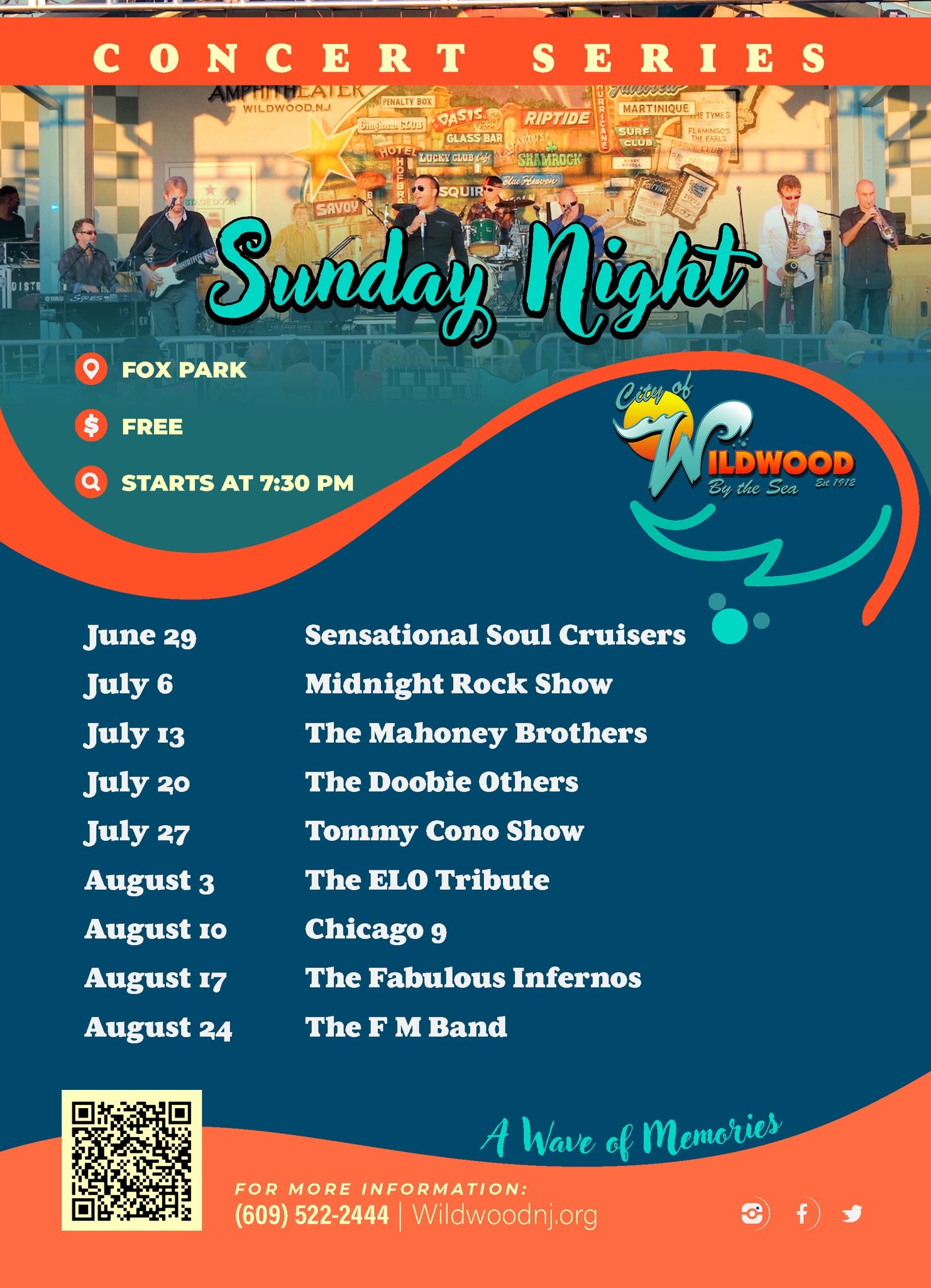 The Jersey Cape Fox Park Amphitheater Concert Series