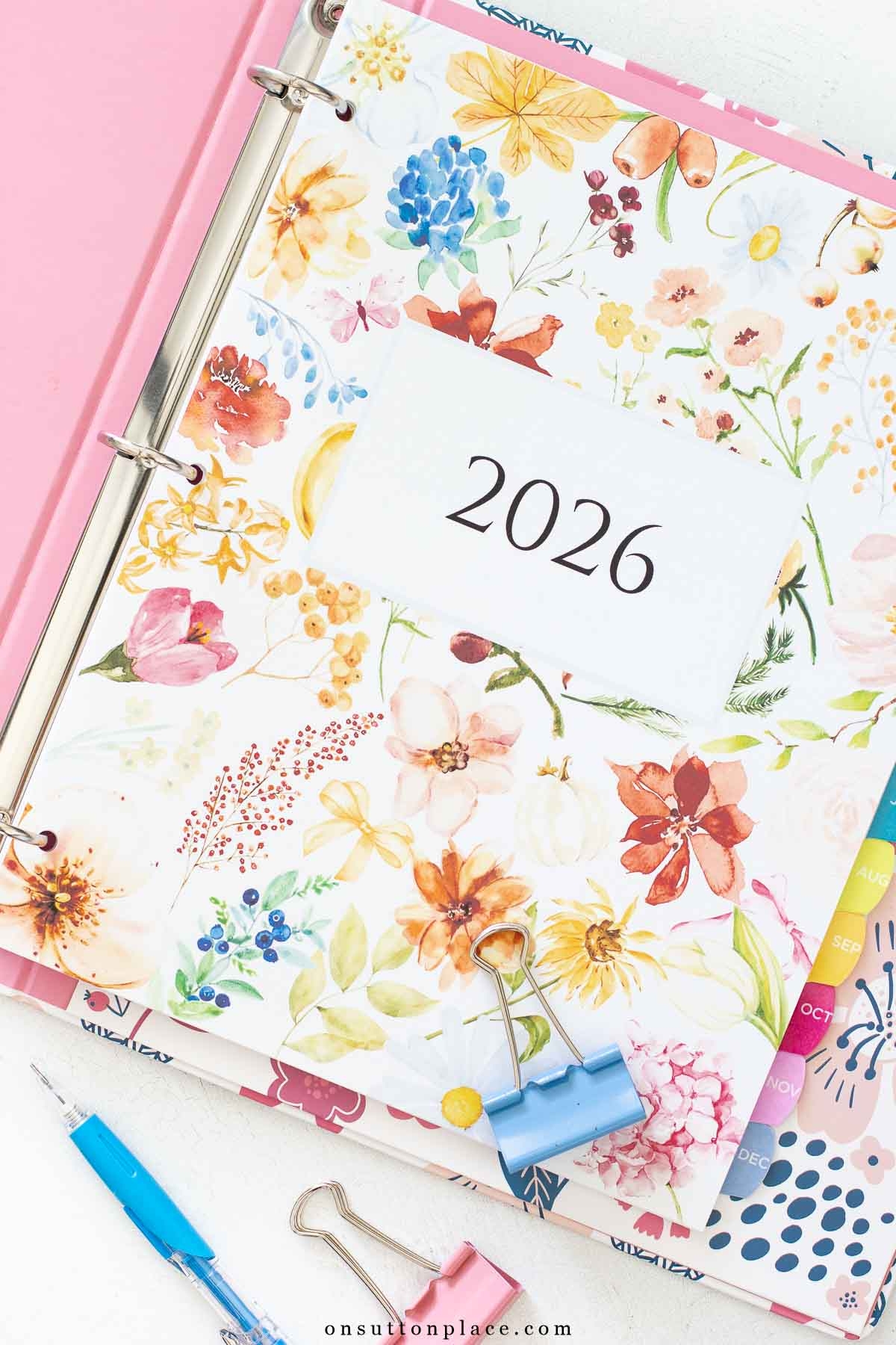 2026 Free Printable Calendar With Planner Pages On Sutton Place