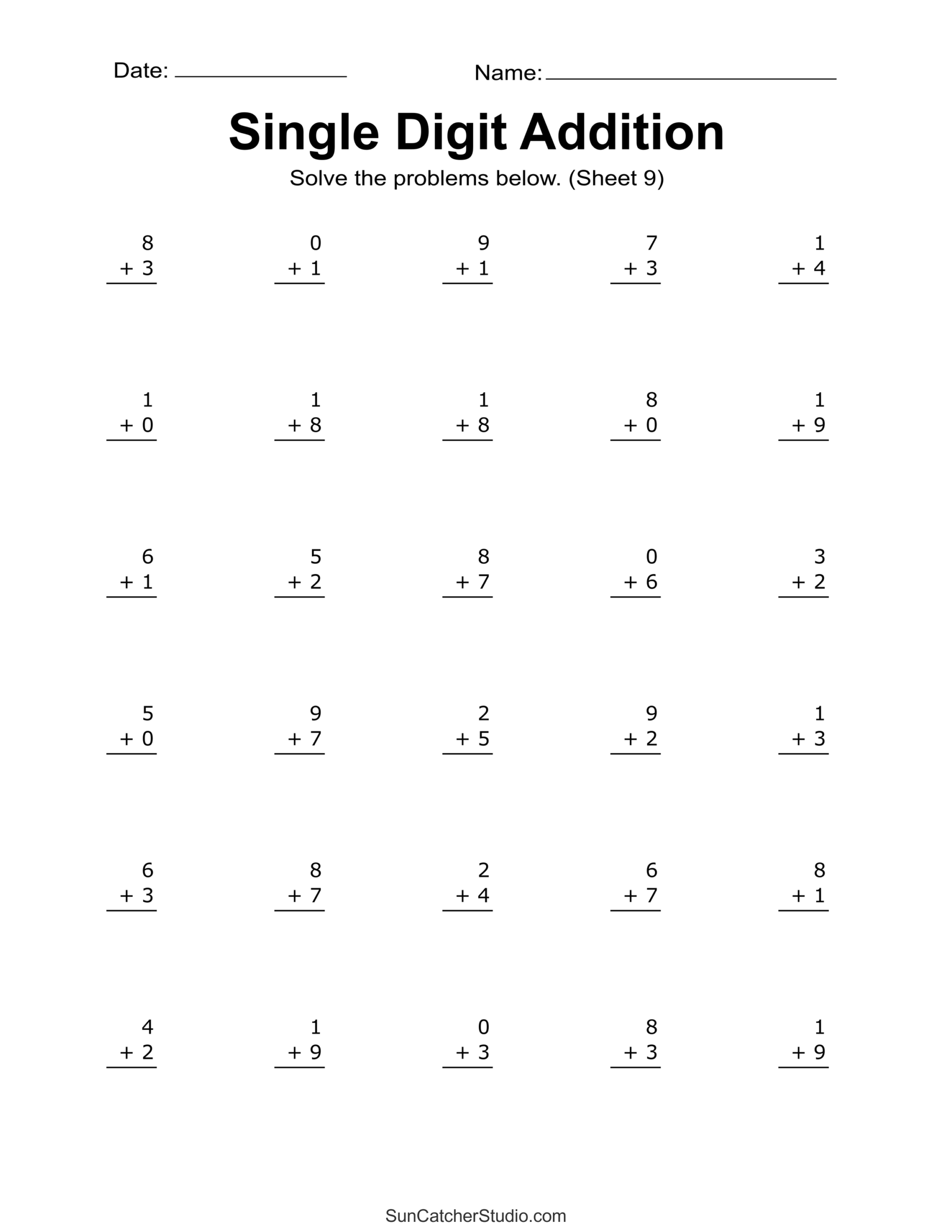 Addition Worksheets Free Printable Easy Math Problems Free Printables Monograms Design Tools Patterns U0026 DIY Projects