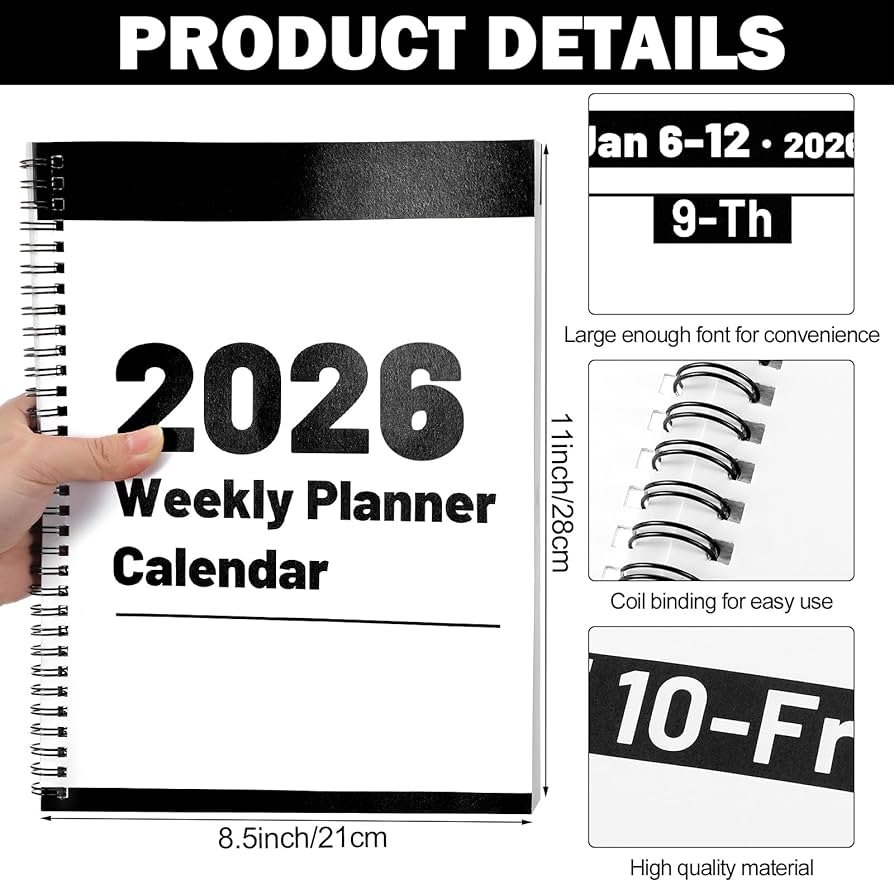Free Printable 2026 Weekly Calendar