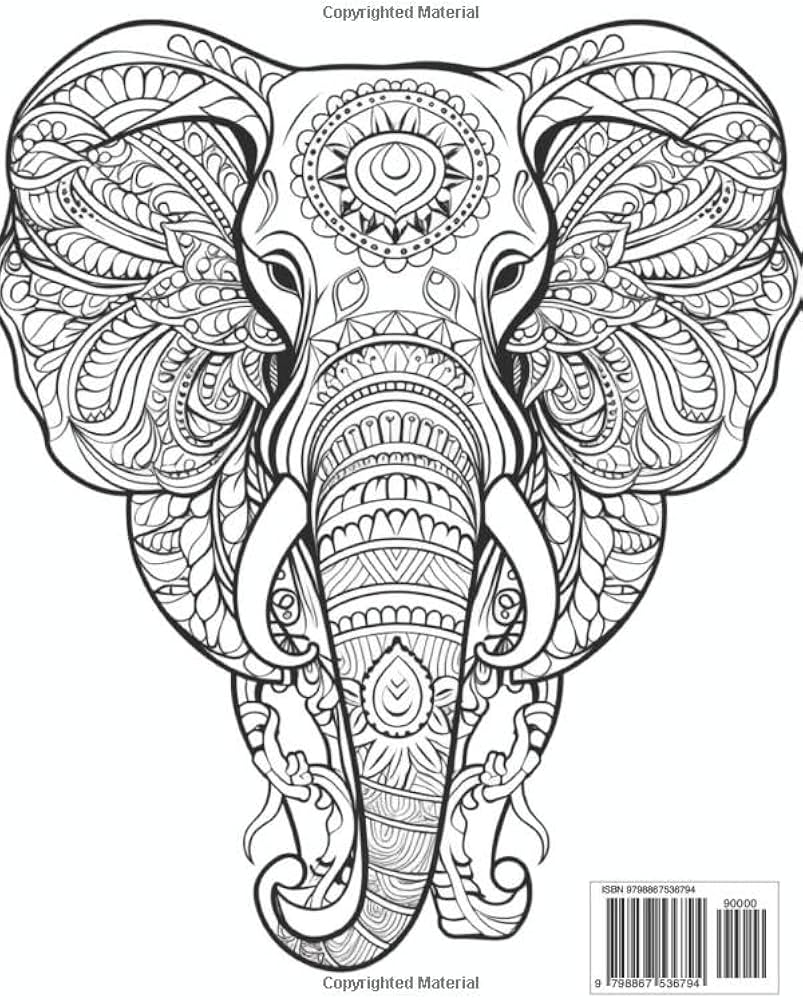 Elephant Coloring Sheet Printable