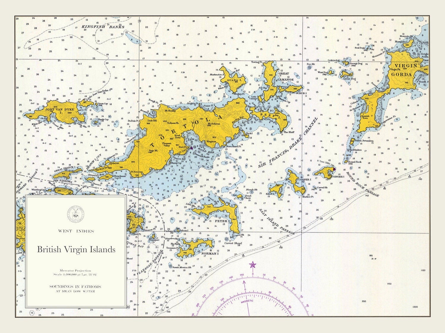 Printable Map Of Bvi
