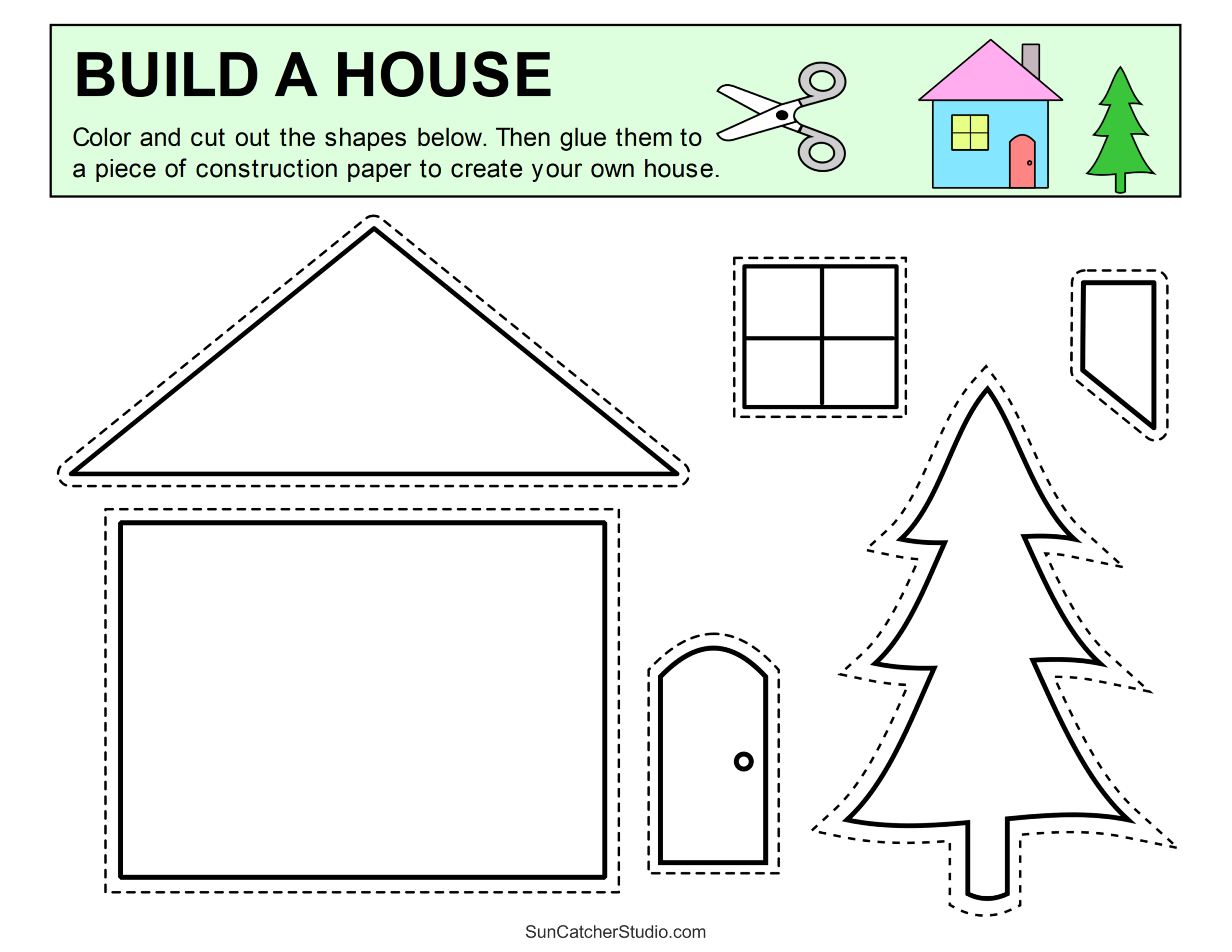 Cut And Paste Worksheets Printable Activities For Kids Free Printables Monograms Design Tools Patterns U0026 DIY Projects