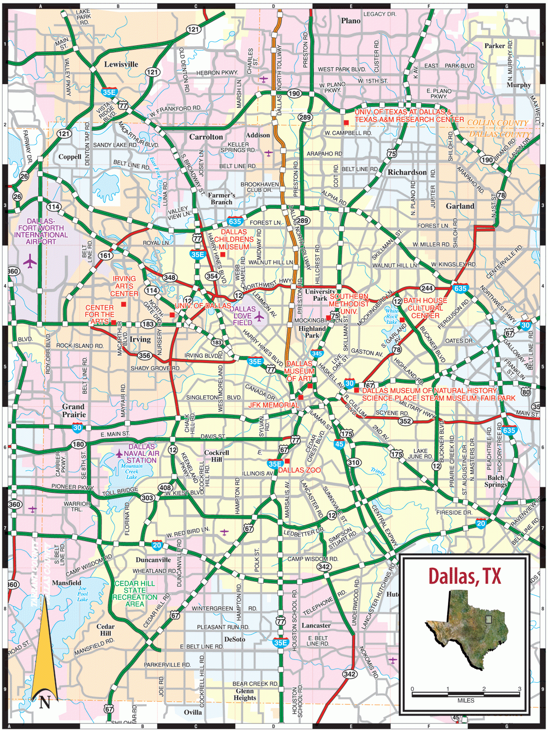 Dallas Road Map
