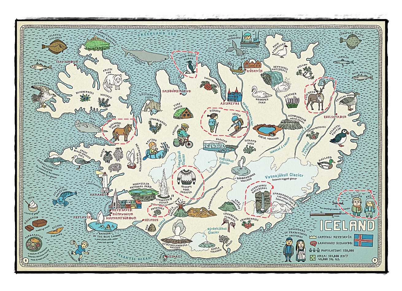 Iceland Tourist Map Printable