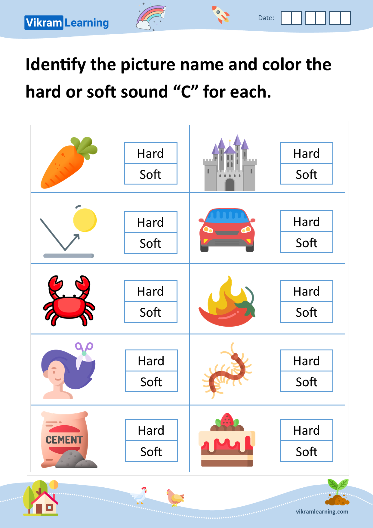 Download Hard And Soft Sounds Of C Worksheets For Free Vikramlearning Download Hard And Soft Sounds Of C Worksheets For Free Vikramlearning