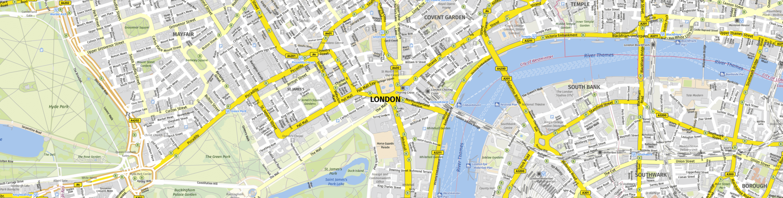 Free Printable Map Of London Pdf