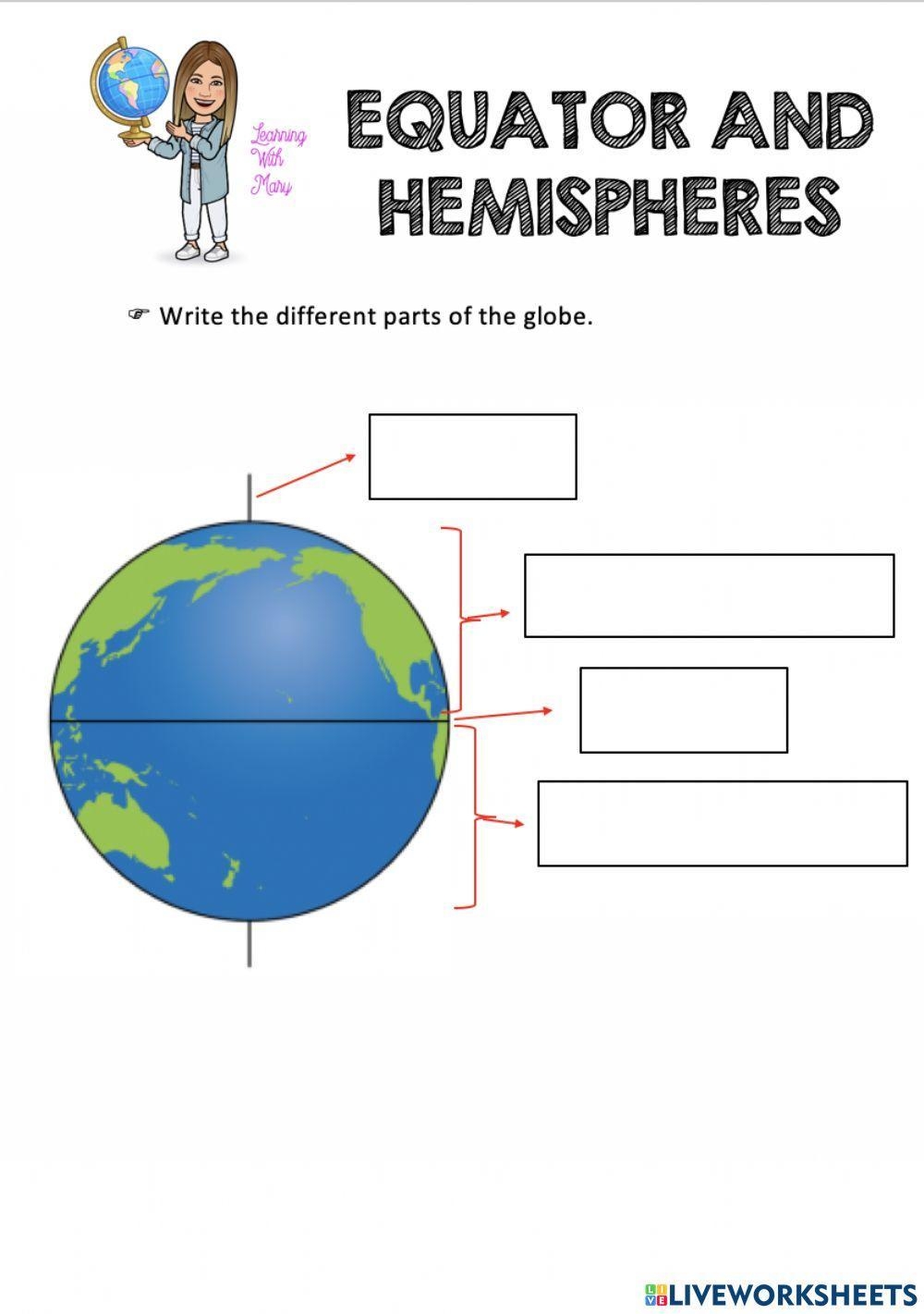 Earth s Globe Worksheet Worksheets Library