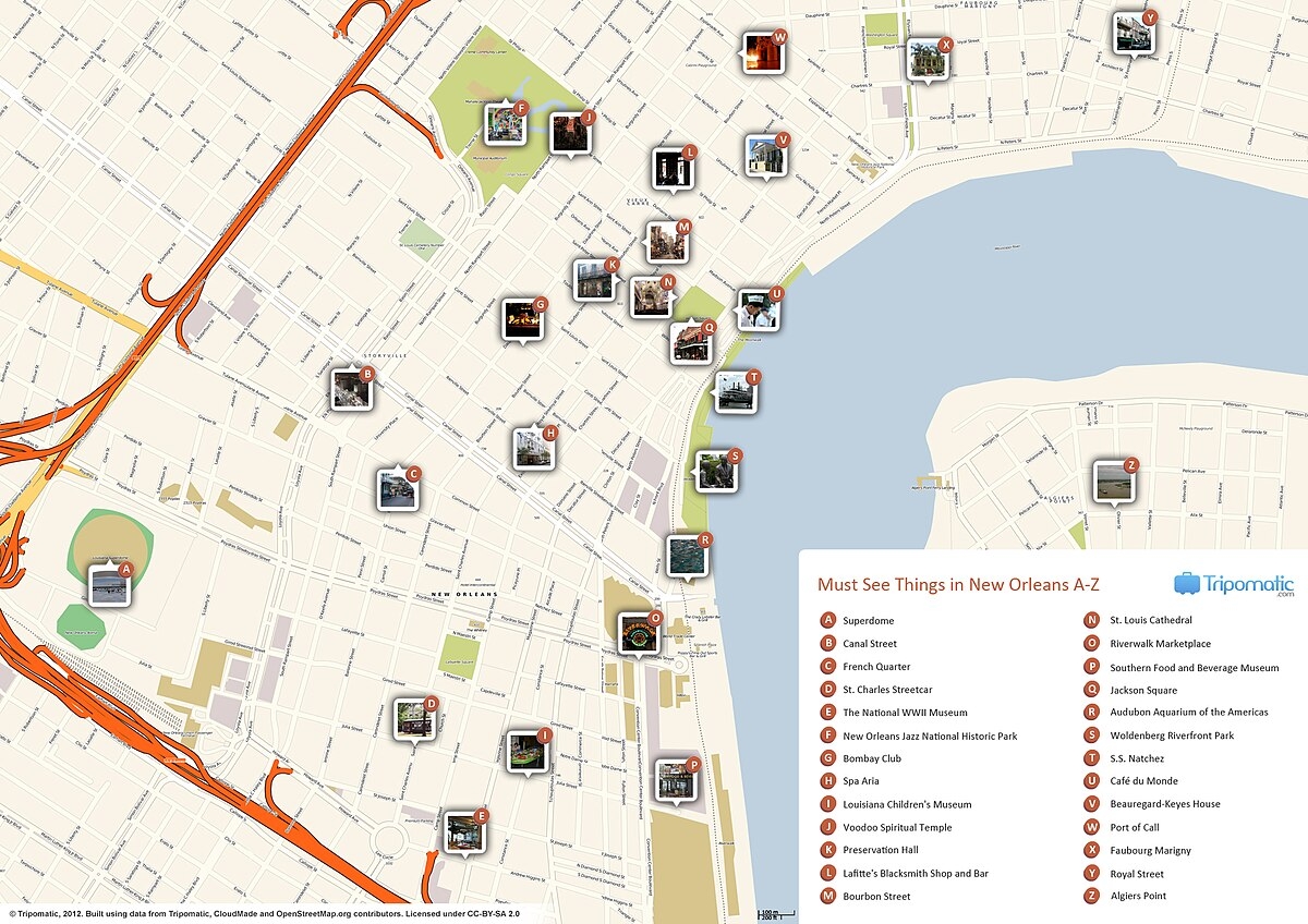 File New Orleans Printable Tourist Attractions Map jpg Wikimedia Commons