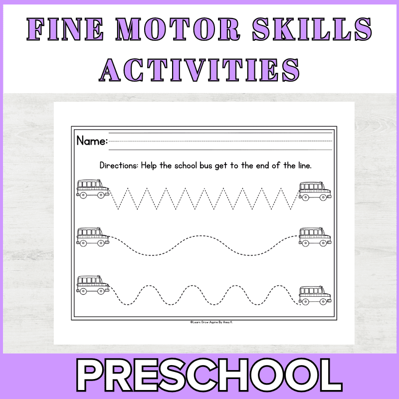 Fine Motor Activities For Preschoolers PDF Printable Learn Grow Aspire Fine Motor Activities For Preschoolers PDF Printable Learn Grow Aspire