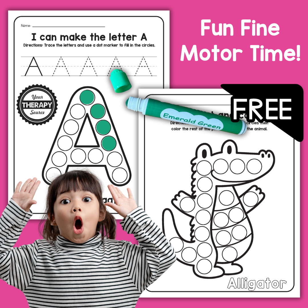 Fine Motor Activities Free Stuff Your Therapy Source Fine Motor Activities Free Stuff Your Therapy Source
