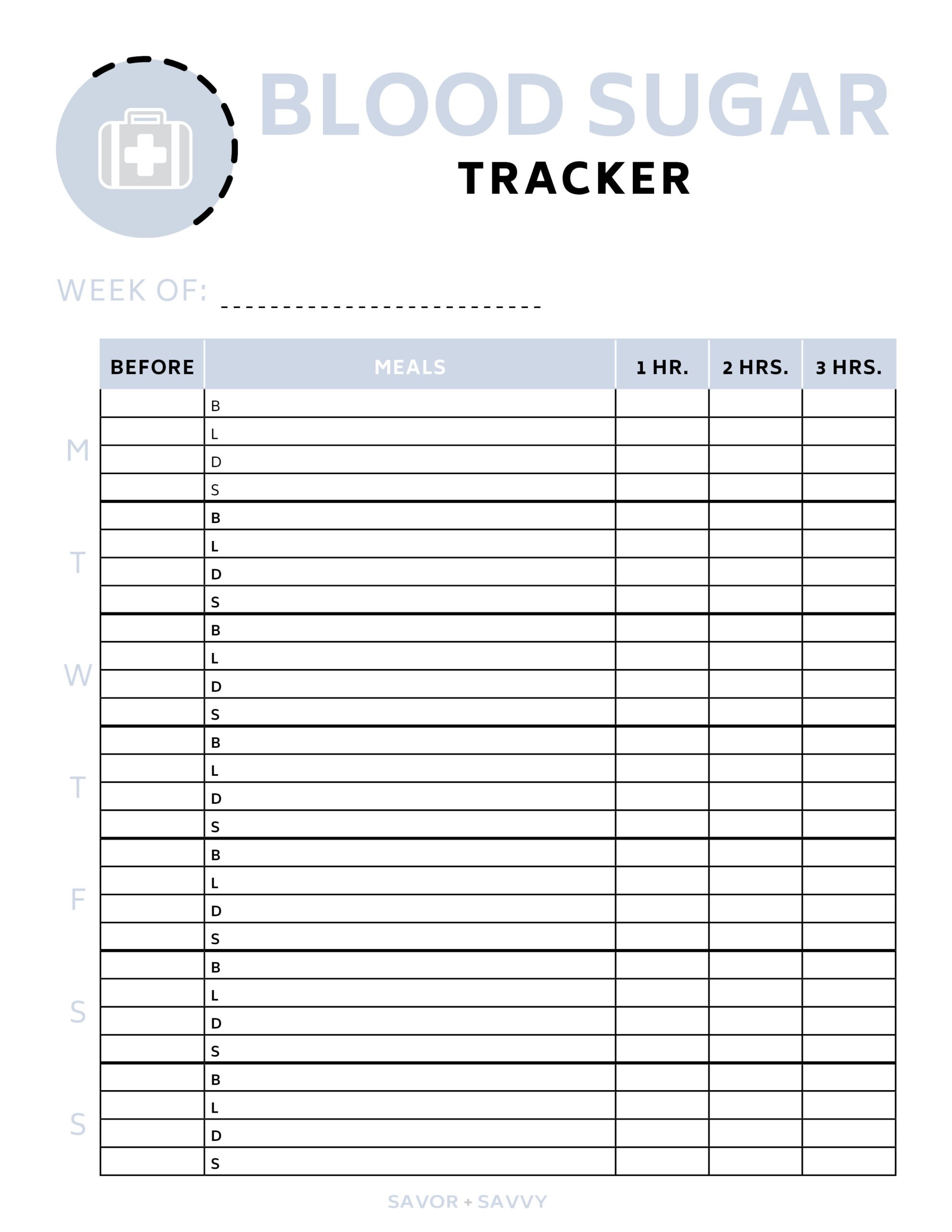 Free 4 Page Medical Binder Printable Savor Savvy