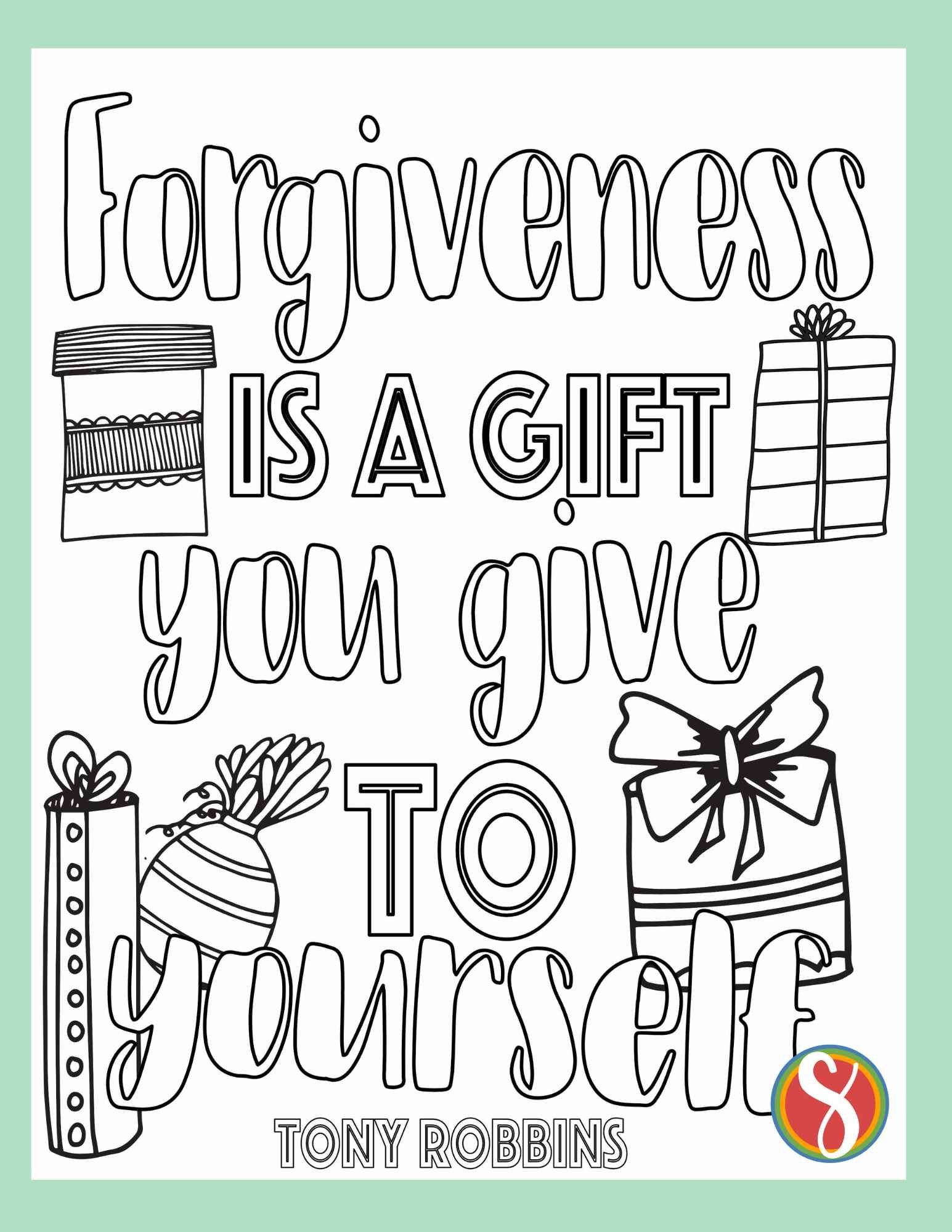 Printable Forgiveness Activity Sheets