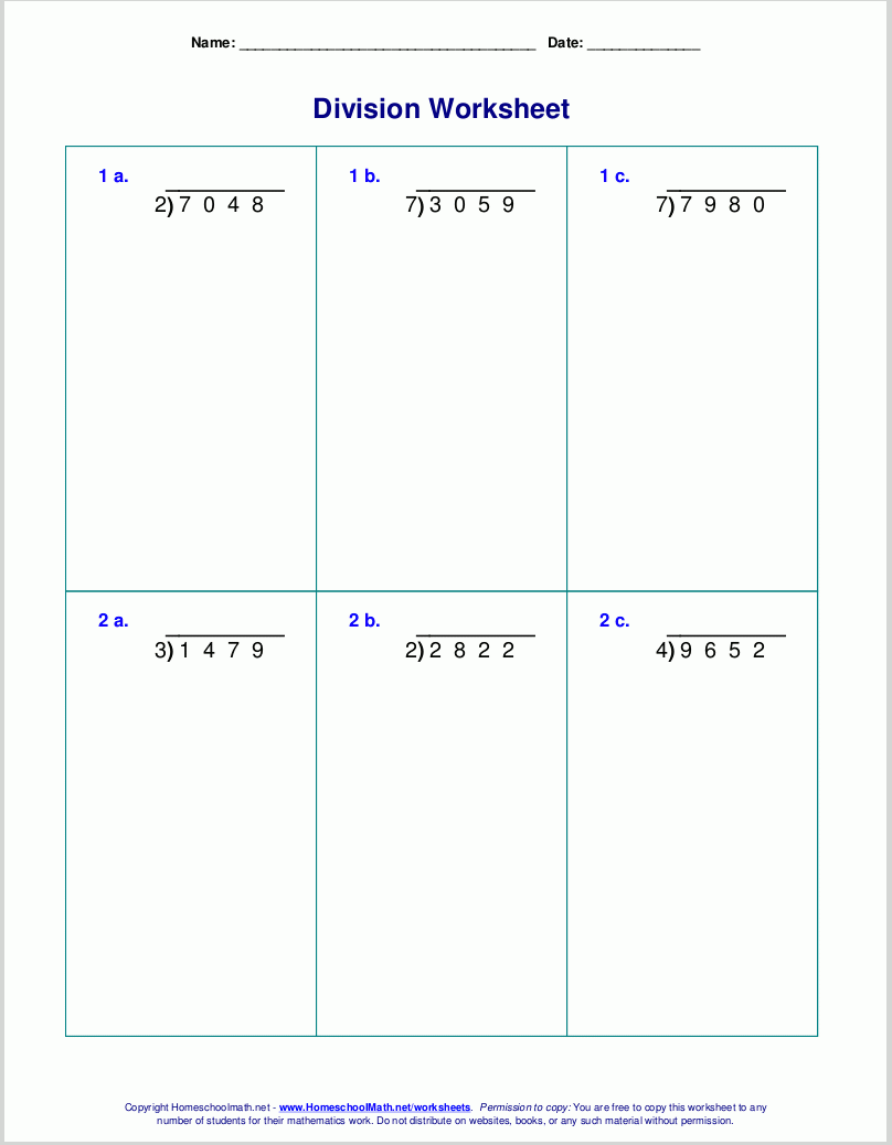 Free Printable 7th Grade Worksheets