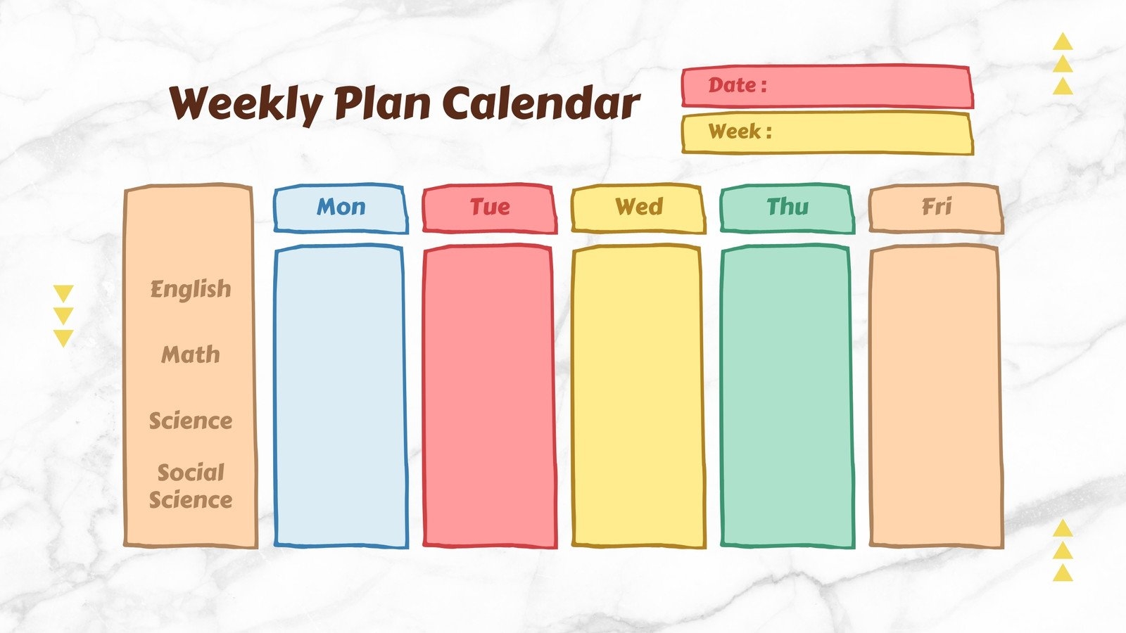Free Printable Customizable Weekly Calendar Templates Canva