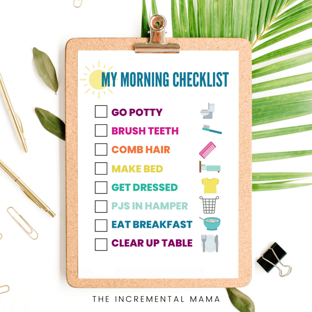 Free Printable Morning Routine Charts