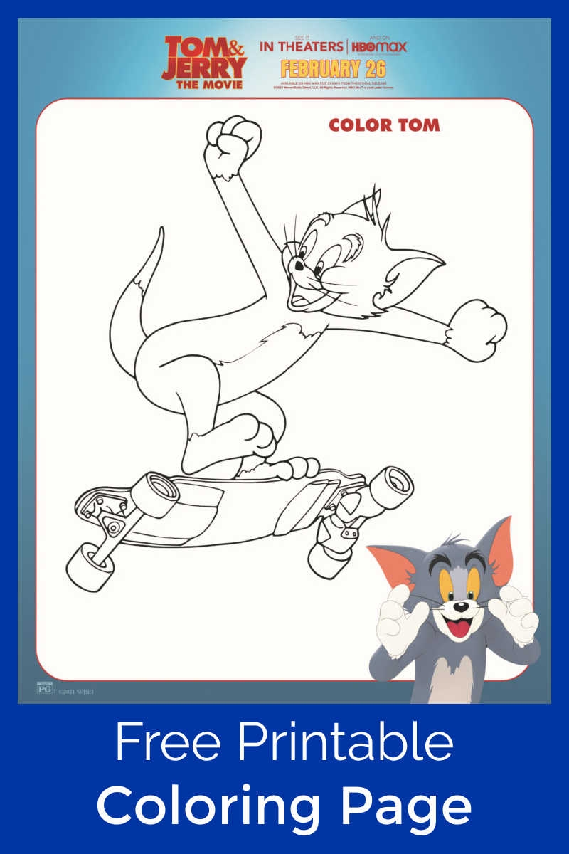 Tom And Jerry Coloring Sheets Printables