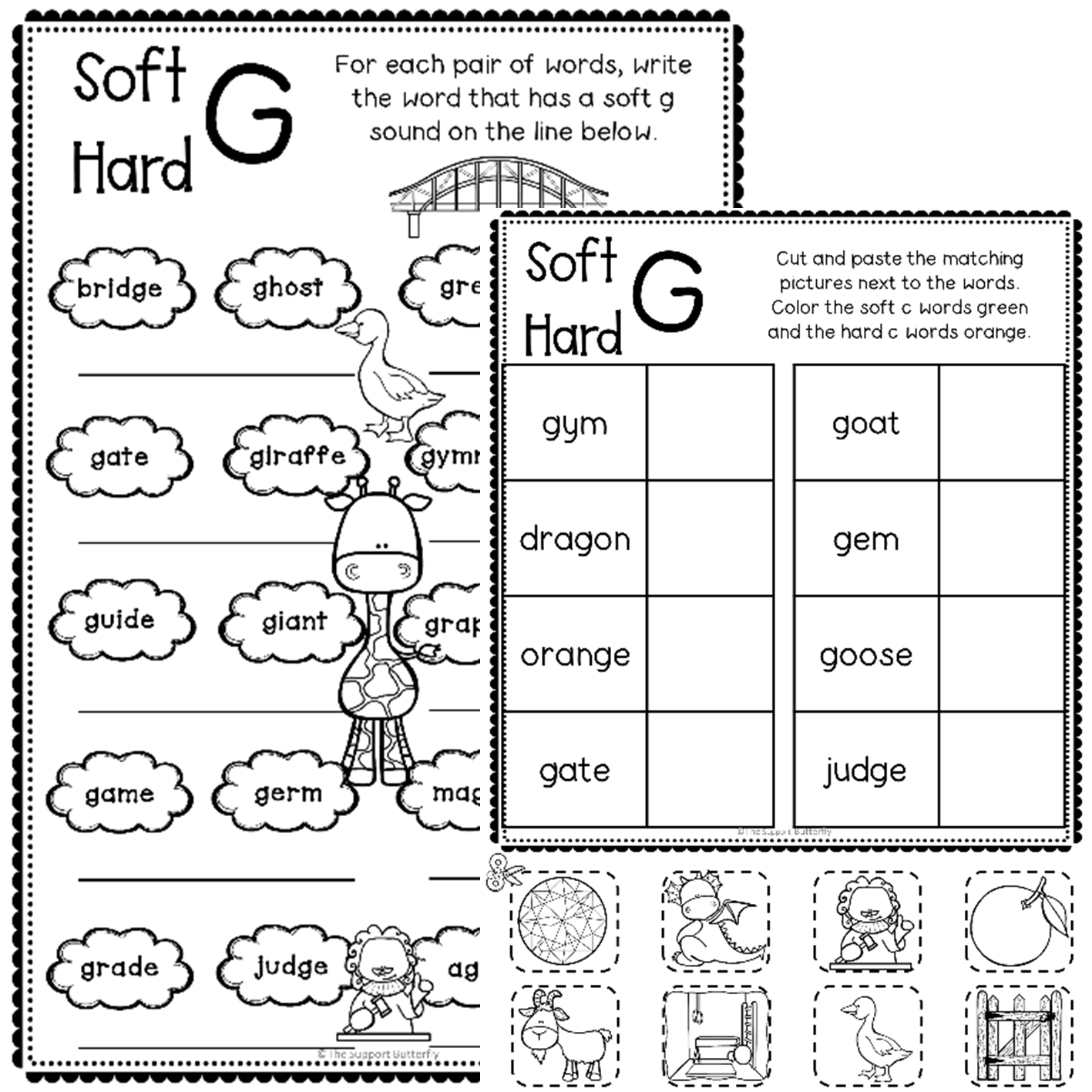 Hard And Soft C And G Worksheets Made By Teachers Hard And Soft C And G Worksheets Made By Teachers